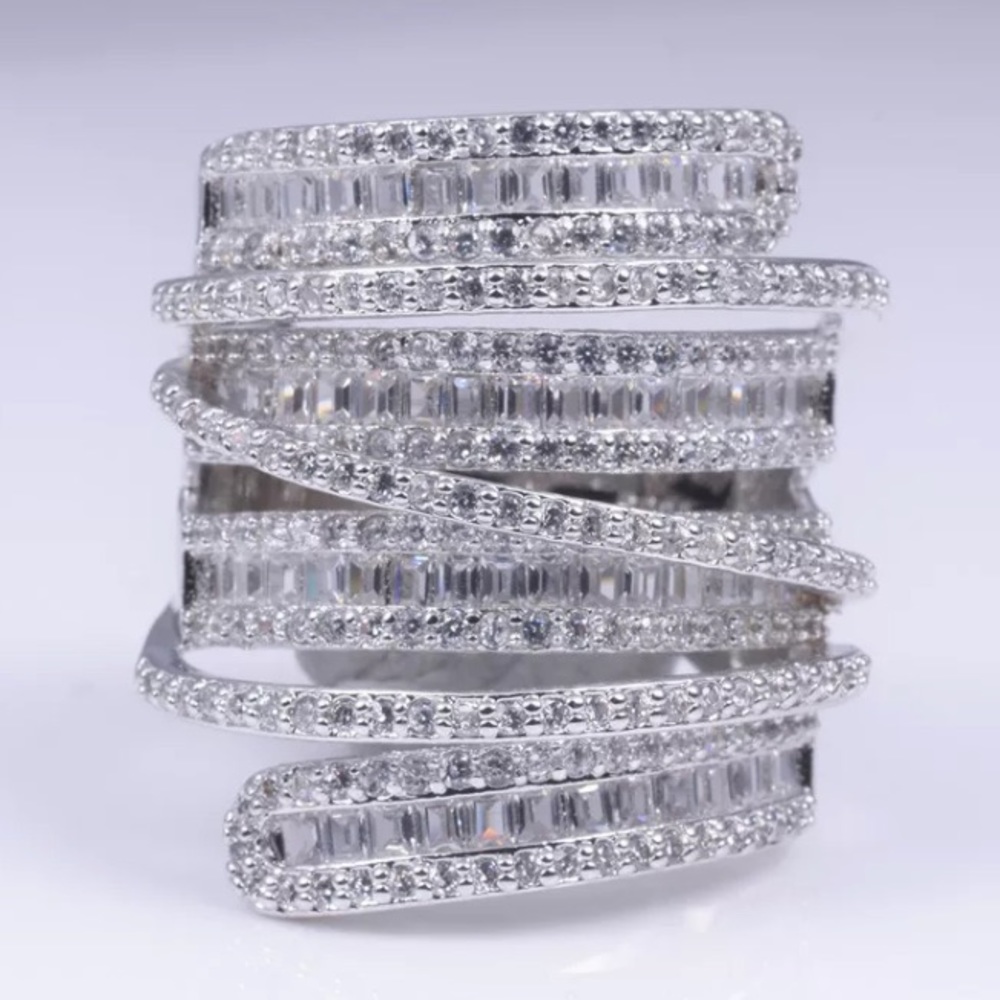 New Silver Wide Ring - Picture 2 of 5